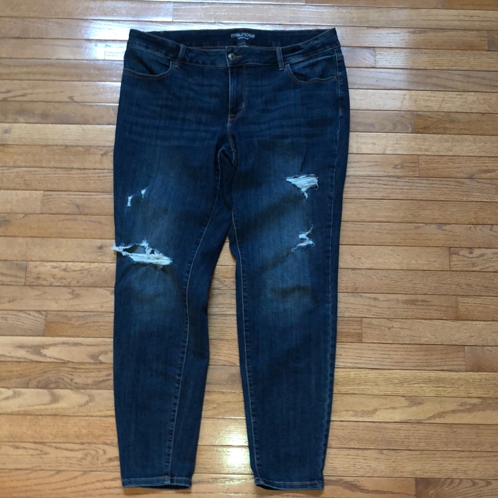 Maurice’s skinny 18w long jeans